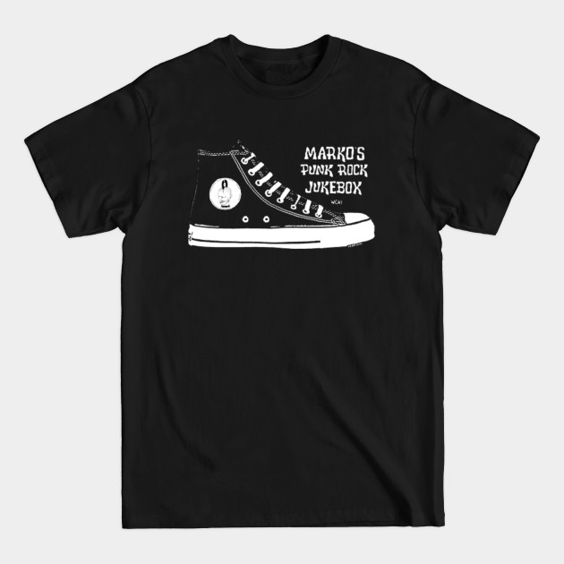 Discover Punk Rock Jukebox - Vintage Sneaker Design - Punk - T-Shirt