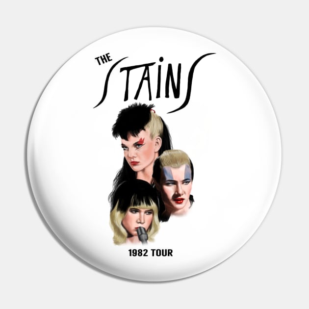 Ladies & Gentlemen, The Fabulous Stains - 1982 Tour Pin by yawncompany