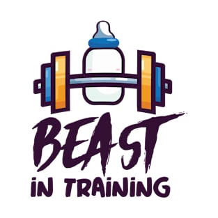 Father and Son Beast in Training Bodybuilding T-Shirt