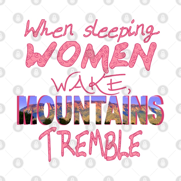 Sleeping Women Wake by Jan4insight TeeStore