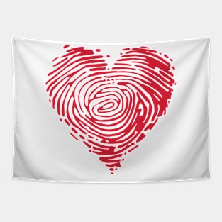 Fingerprint of Love Tapestry