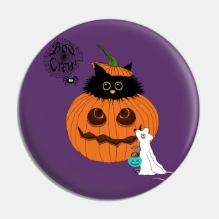 Boo Crew 2. Cute Halloween Design. Pin