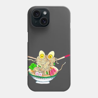 Flying Ramen Monster Phone Case