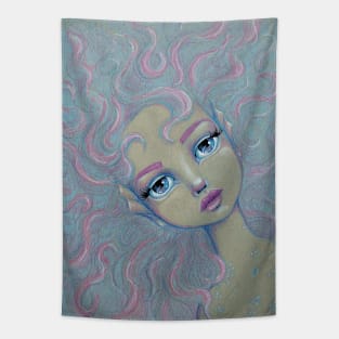 Mermaid Hair Don't Care Tapestry