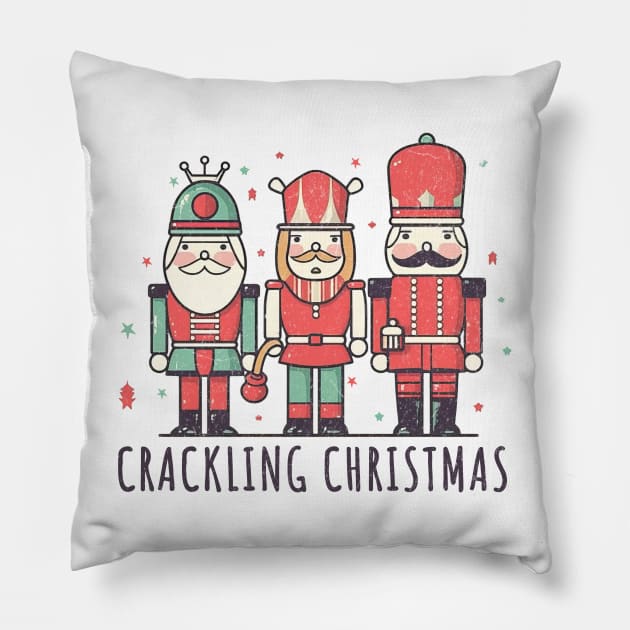 Cracking Christmas Pillow by MZeeDesigns