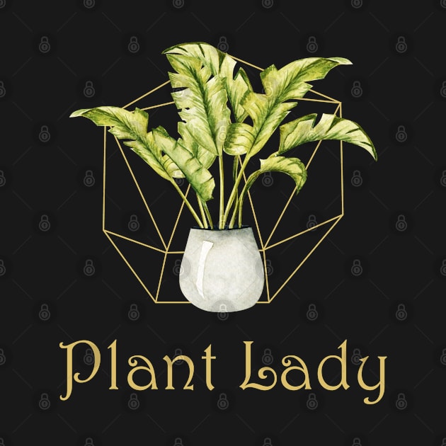 Plant Lady Boho Houseplant by Whimsical Frank