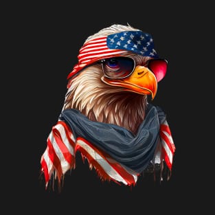 4th of July Bald eagle design T-Shirt