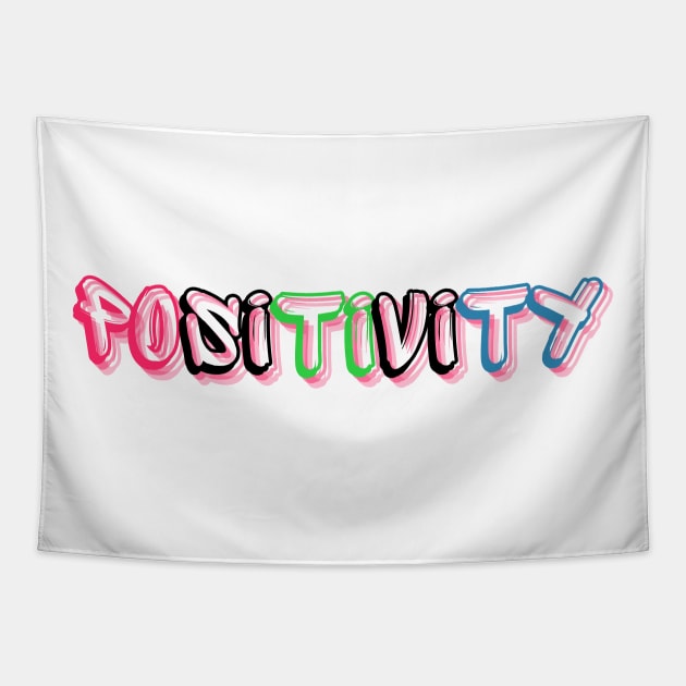 Positivity Tapestry by Claudia Williams Apparel