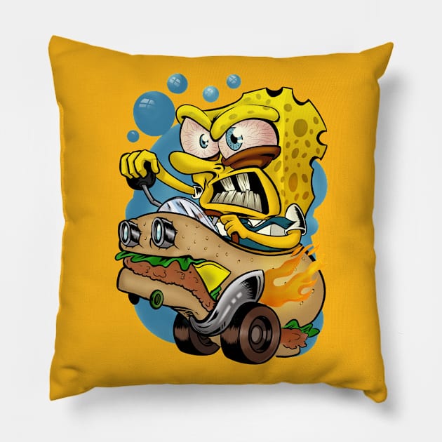 Are you ready, kids? Pillow by pinupshotrodsandmonsters