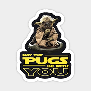 May The Pugs Be With You Film Cartoon Scare Anime Daughter Magnet