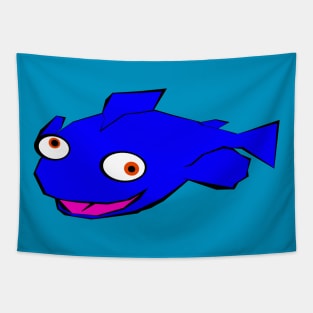 Blue fish Tapestry