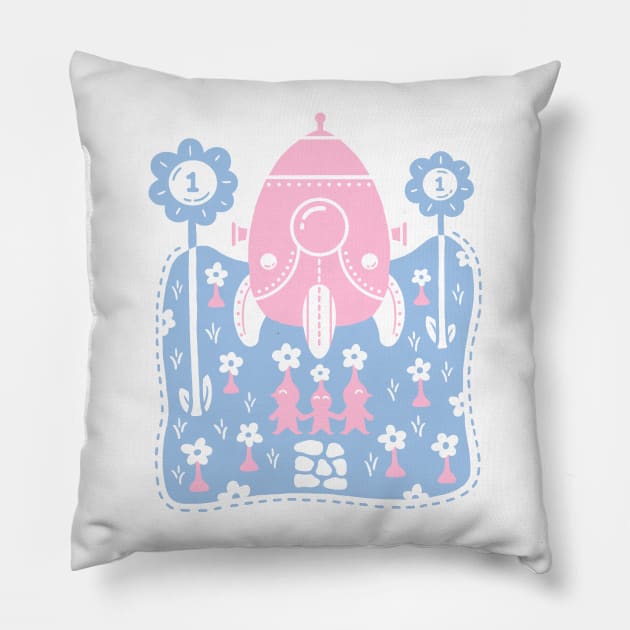 Landing Site Pillow by Minilla