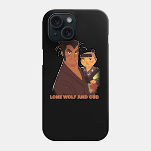 lone wolf and cub Phone Case