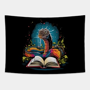 Eel Reads Book Tapestry