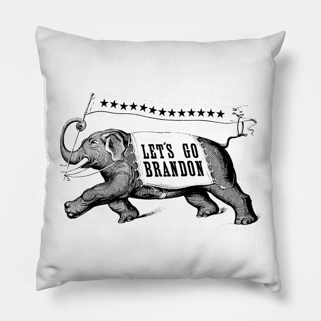 LETS GO BRANDON Pillow by hamiltonarts