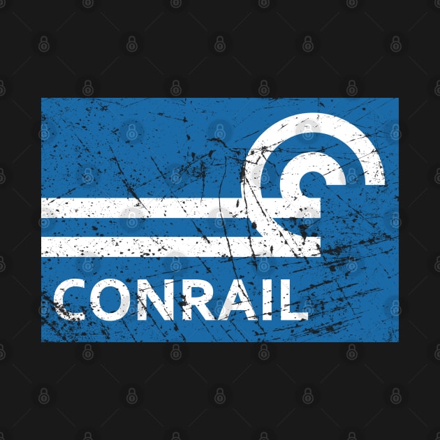 Distressed Conrail by Railway Tees For All