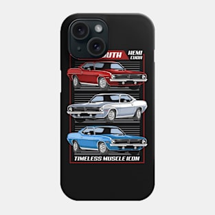 1970 Hemi Cuda Muscle Car Phone Case