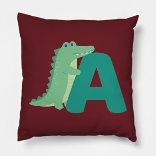 Animal alphabet A Pillow