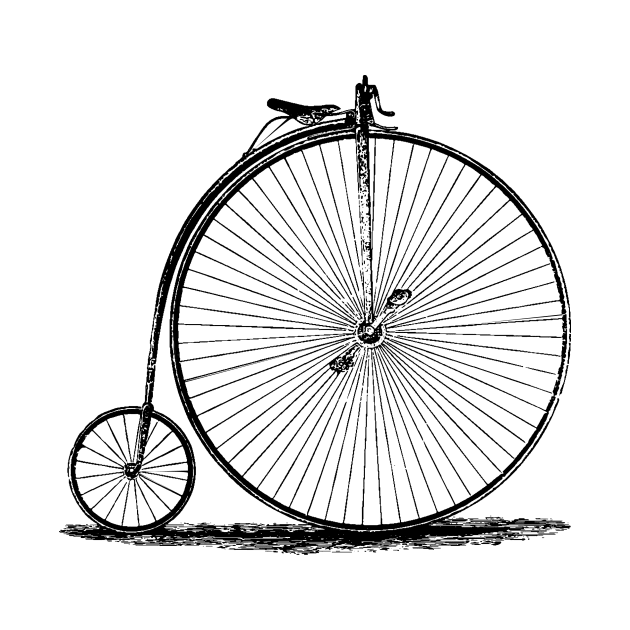 penny-farthing bicycle by mike11209