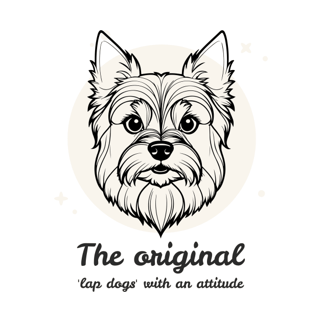 Yorkshire Terrier Dog Face by MGDesigns