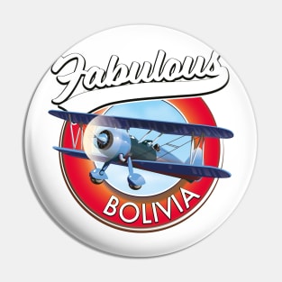 Fabulous Bolivia travel logo Pin