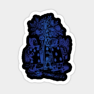 Alice in Wonderland (blue) Magnet
