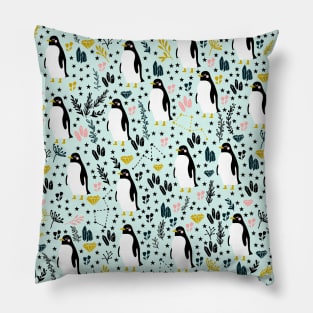 Cute Penguins Pillow