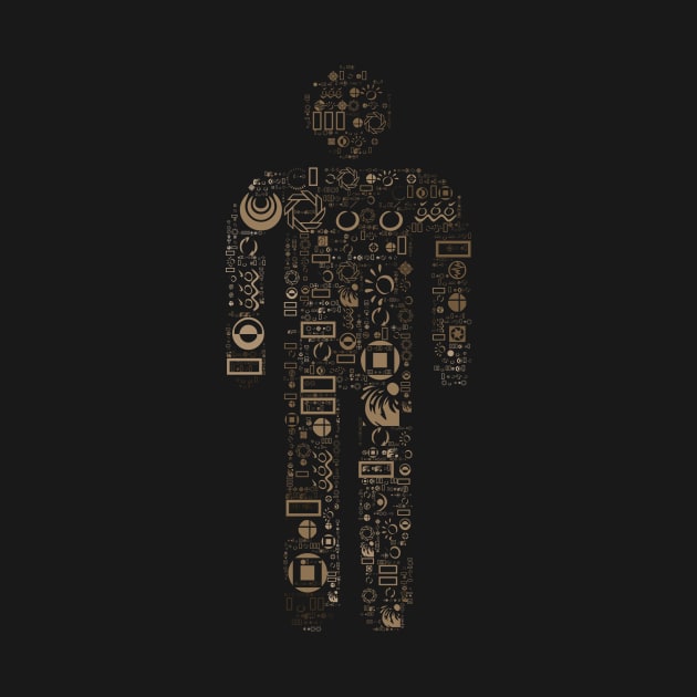 Metal Man Word Cloud (7) by The Glass Pixel