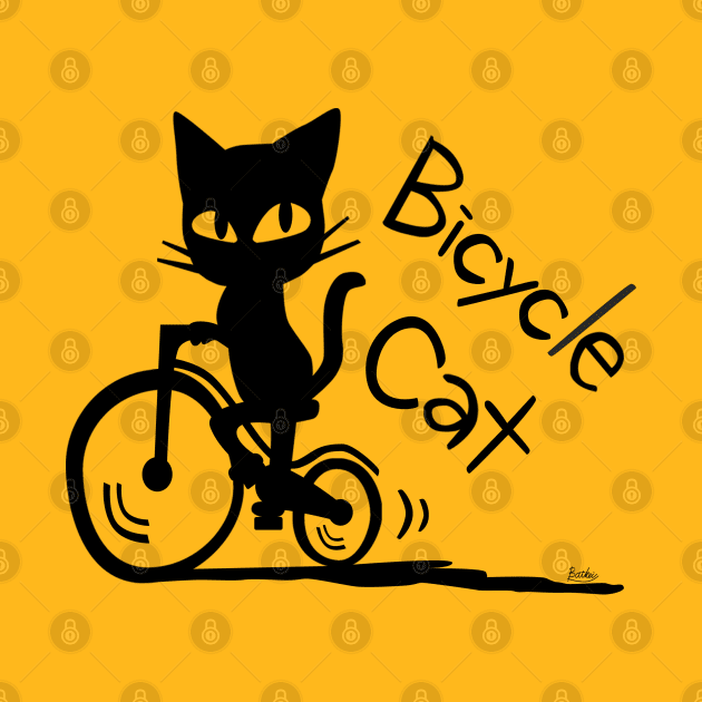 Bicycle Cat by BATKEI