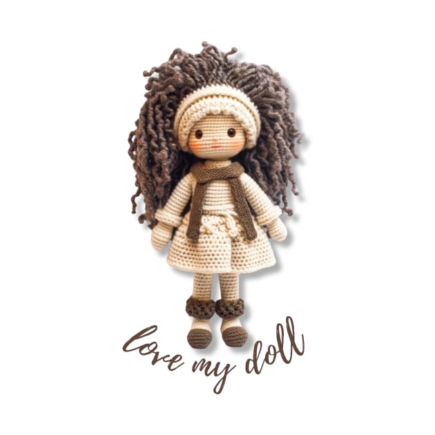 Handmade Wool Doll, Cozy and Cute - design 3 by a4mbs