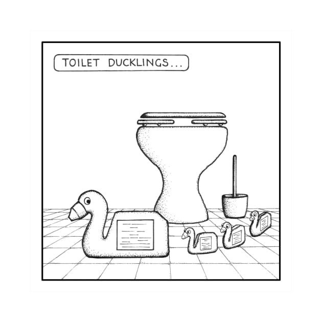 Toilet ducklings by stevet3214