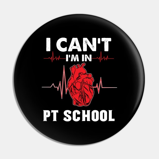 Heatbeat Line - Physical Therapist Student Gift Pin by Fresan