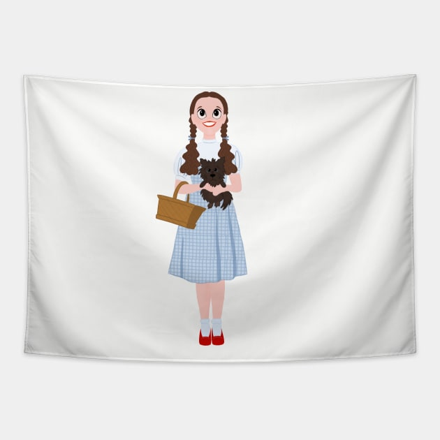 Dorothy Wizard Of Oz Tapestry by jackmanion