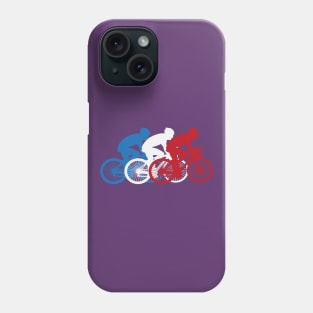 Cycling friends race tour Phone Case