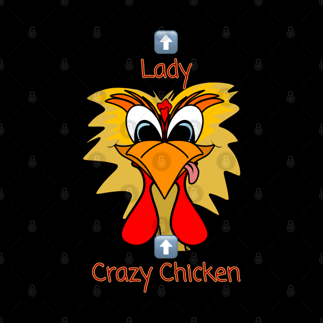 Crazy Chicken Lady by Artbymparrish