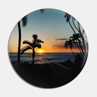 Diamond Head Beach Hotel Sunset Pin