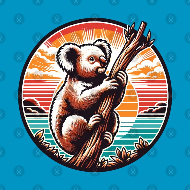 Koala bear on a branch by Art_Boys