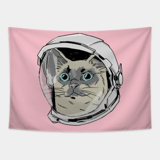 Astronaut Cat Tapestry