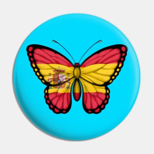 Spanish Flag Butterfly Pin