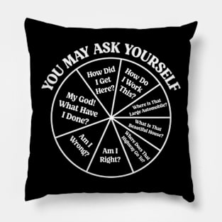 You May Ask Yourself Pillow