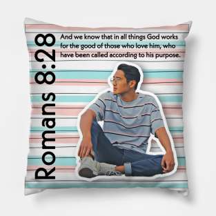 Romans 8:28 Pillow