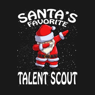 Santas Favorite Talent Scout Christmas T-Shirt