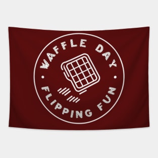 flipping waffle Tapestry