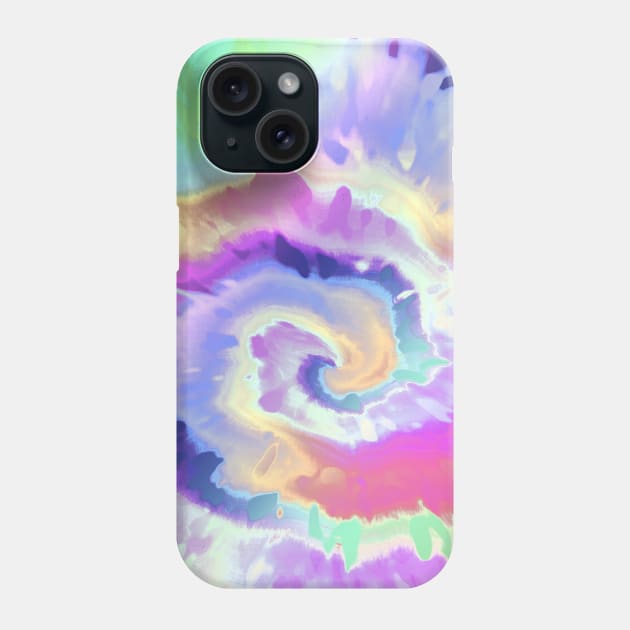 Pastel Tie Dye Phone Case by Scar