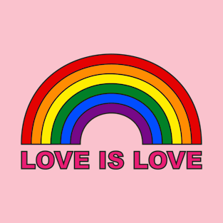 Love is love pride rainbow T-Shirt