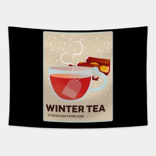 Winter tea Tapestry