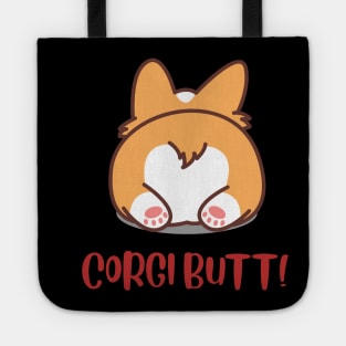 Guess What Corgi Butt Funny Corgi Butts Gift for Dog Lovers Tote