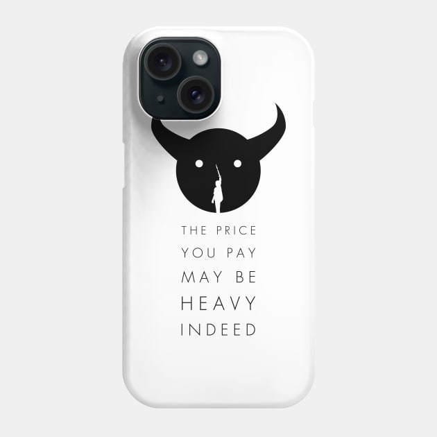 Shadow of the Colossus - Price white Phone Case by Mandos92