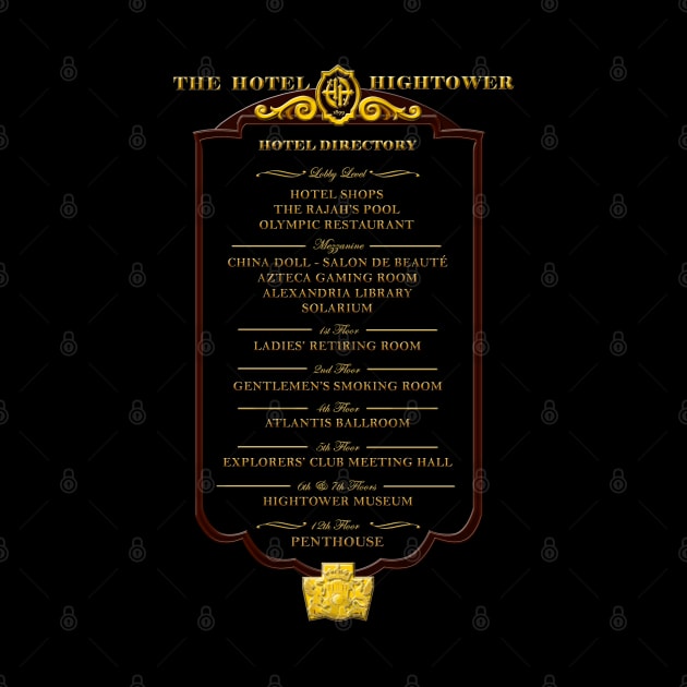 Hightower Hotel Directory by Sunshone1