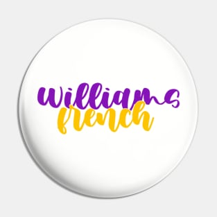 williams college french Pin